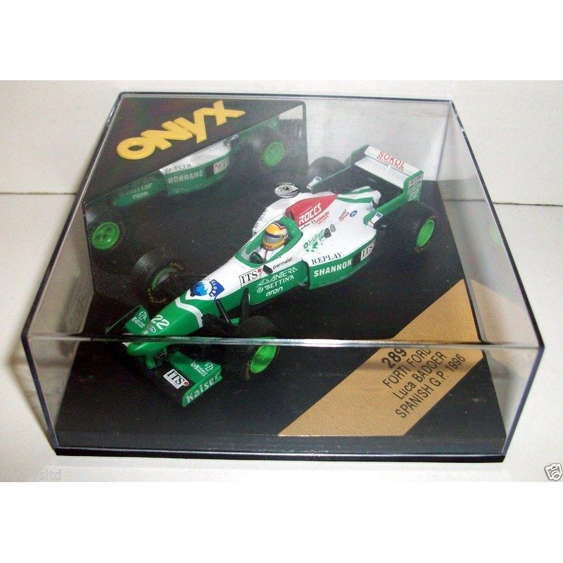 ONYX 1/43 - 289 FORTI FORD LUCA BADOER SPANISH GP 1996