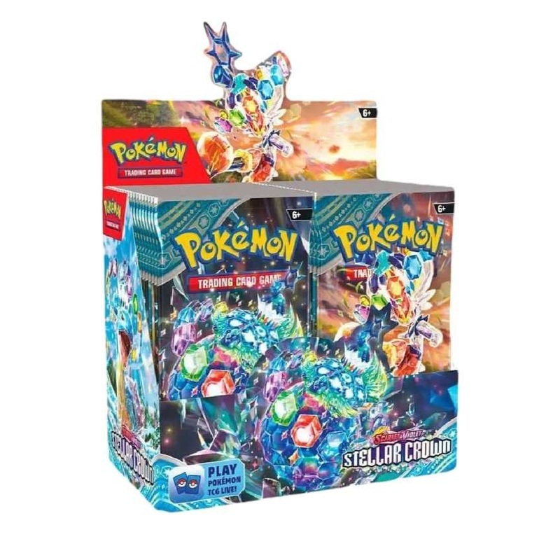 original Pokemon Stellar Crown Booster Box