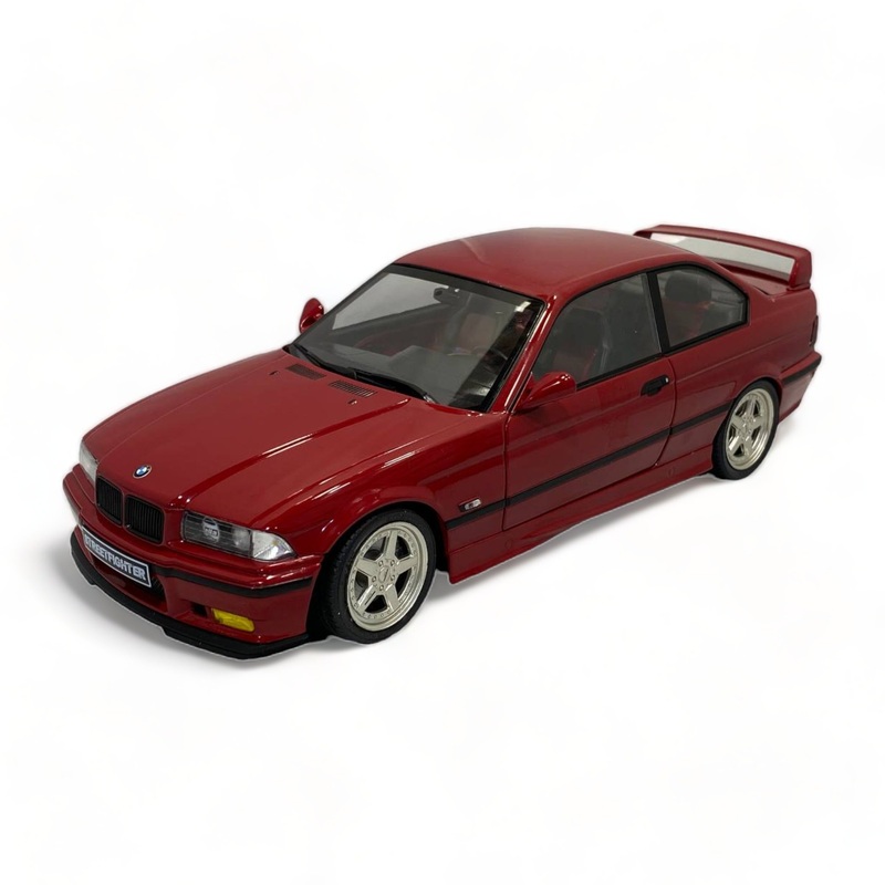 1/18 Diecast BMW M3 E36 Coupe street fighter Red by Solido Model Car