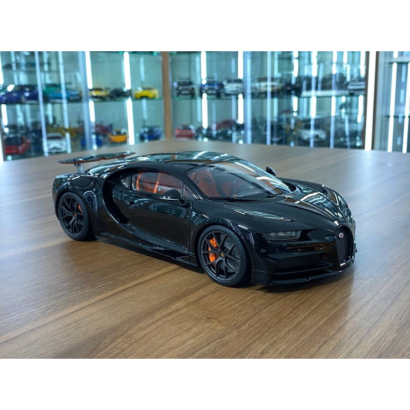 1/18 Diecast Metal Full Opening  AUTOart Bugatti Chiron Sport 2019  Nocturne Black