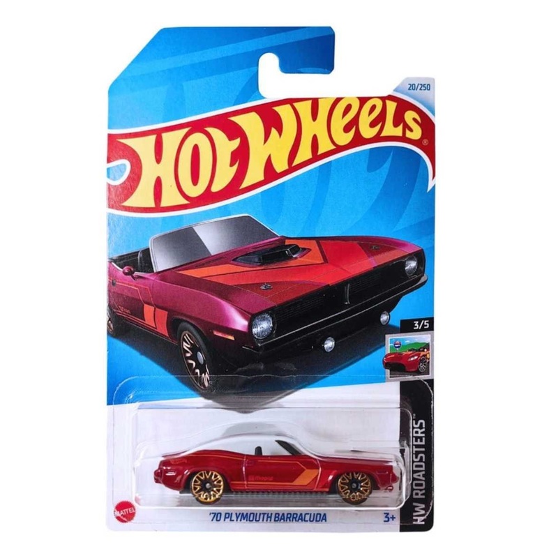EXCLUSIVE Hotwheels 70 Plymouth Barracuda