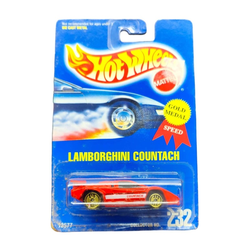 EXCLUSIVE Hotwheels Lamborghini Countach number 232