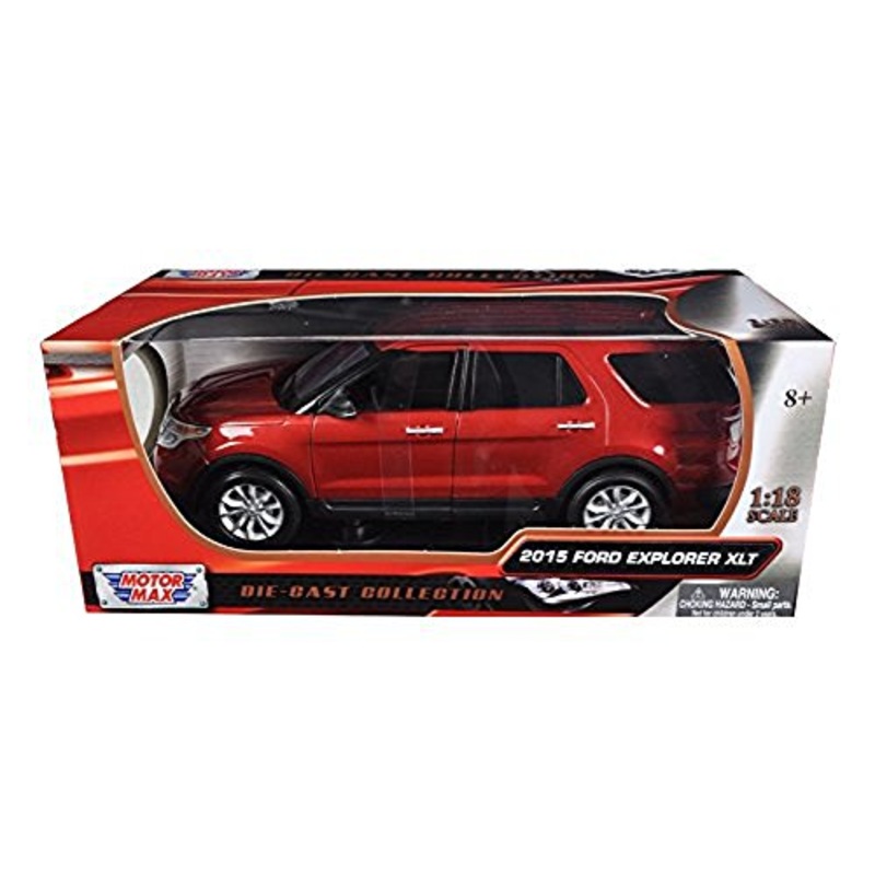 Ford 2015 Explorer XLT Red 1/18 Diecast Model Car by Motormax