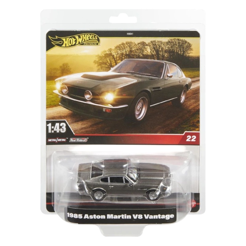 HotWheels 1985 Aston Martin V8 Vantage Imported Premium 1:43 Scale (With Protector)