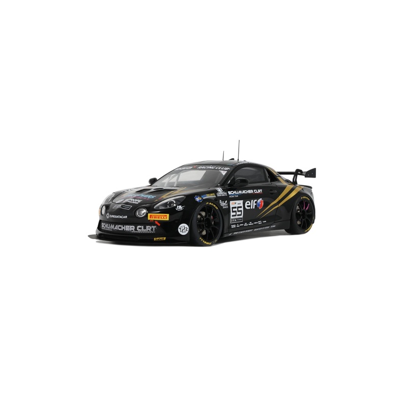 Otto 2024 Alpine A110 GT4 Evo No 55 European Series 2024 Black 1:18