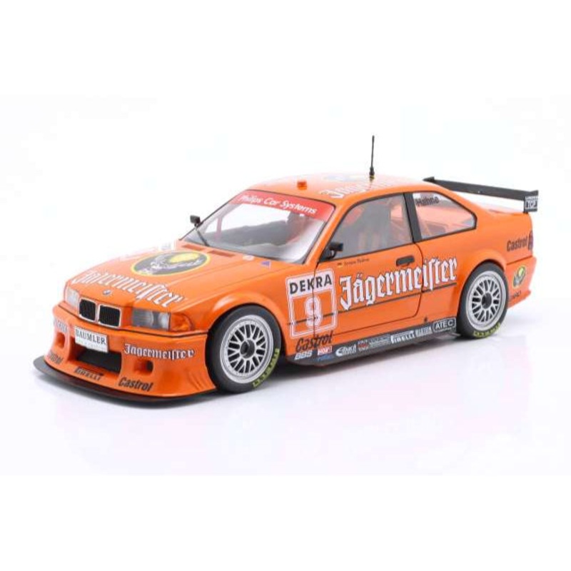 Werk83 1993 BMW M3 E36 Jagermeister Dekra No 9 DTM Season 1993 Hahne Orange 1:18