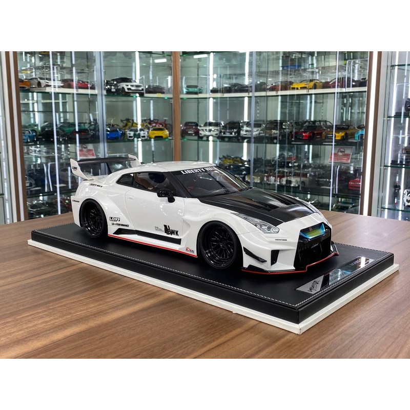 1/12 Resin Model IVY Image Nissan GT-RR LB-Silhouette Works | Pearl White
