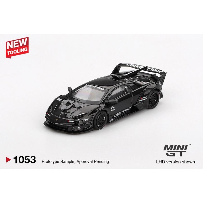 [ETA:  Dec 2025 ] Mini GT 1/64 Lamborghini LB-Silhouette WORKS MURCIELAGO GT Evo Black