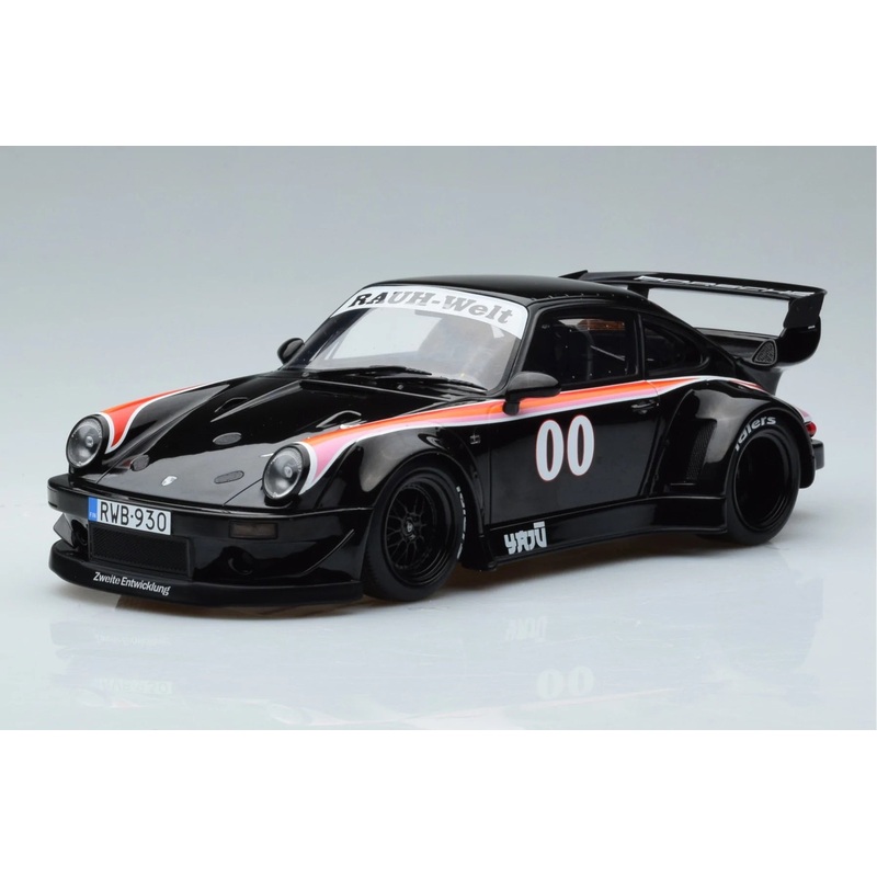GT Spirit 1973 Porsche 911 930 RWB Yaju Black 1:18 Resin