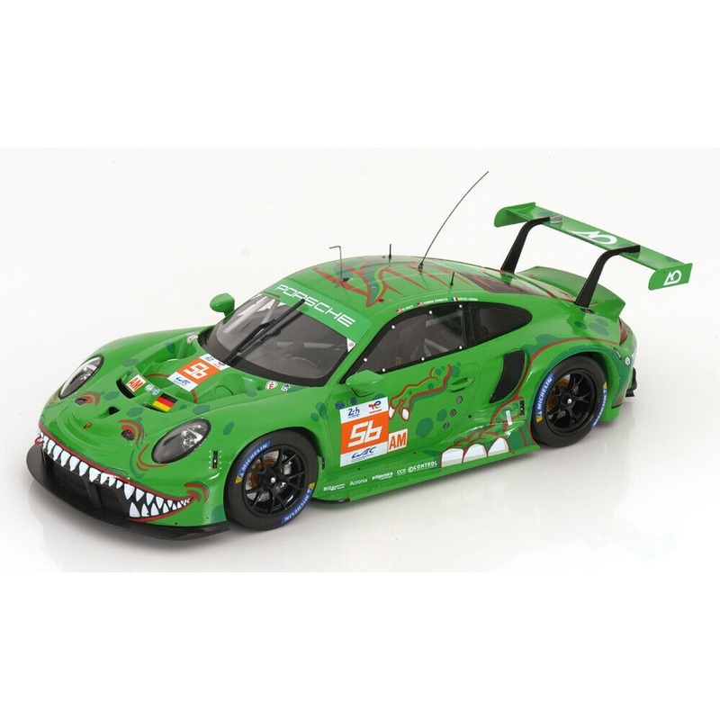 Ixo 2018 Porsche 911 991.2 GT3 RSR-19 No.56 Rexy Team Project 1-AO 24hr Le Mans Cairoli, Hyett, Jeannette 2023 1:18