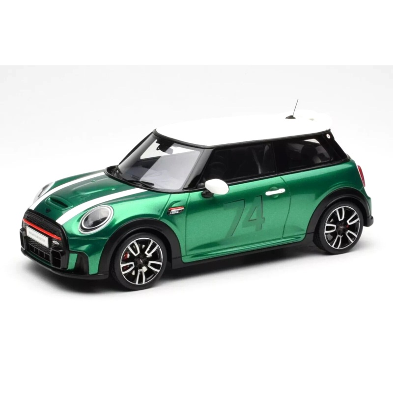 Otto 2023 Mini Cooper F56 JCW John Cooper Works British Racing Green 1:18 Resin