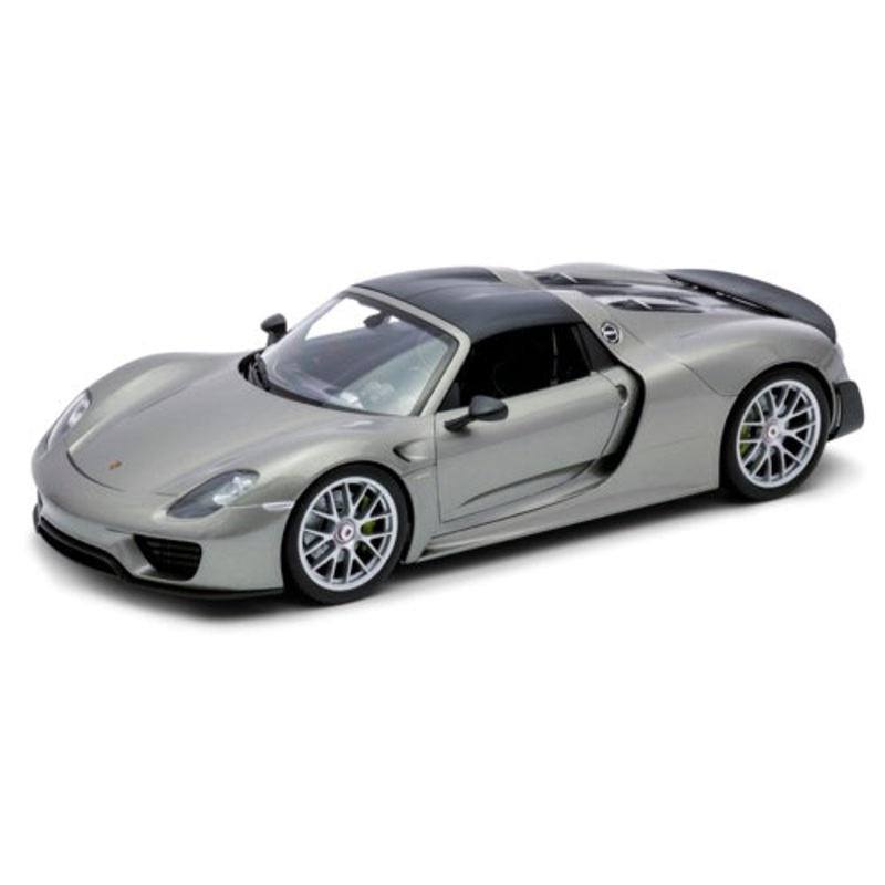 Welly Porsche 918 Spyder Grey - Weissach Version 1:18 scale