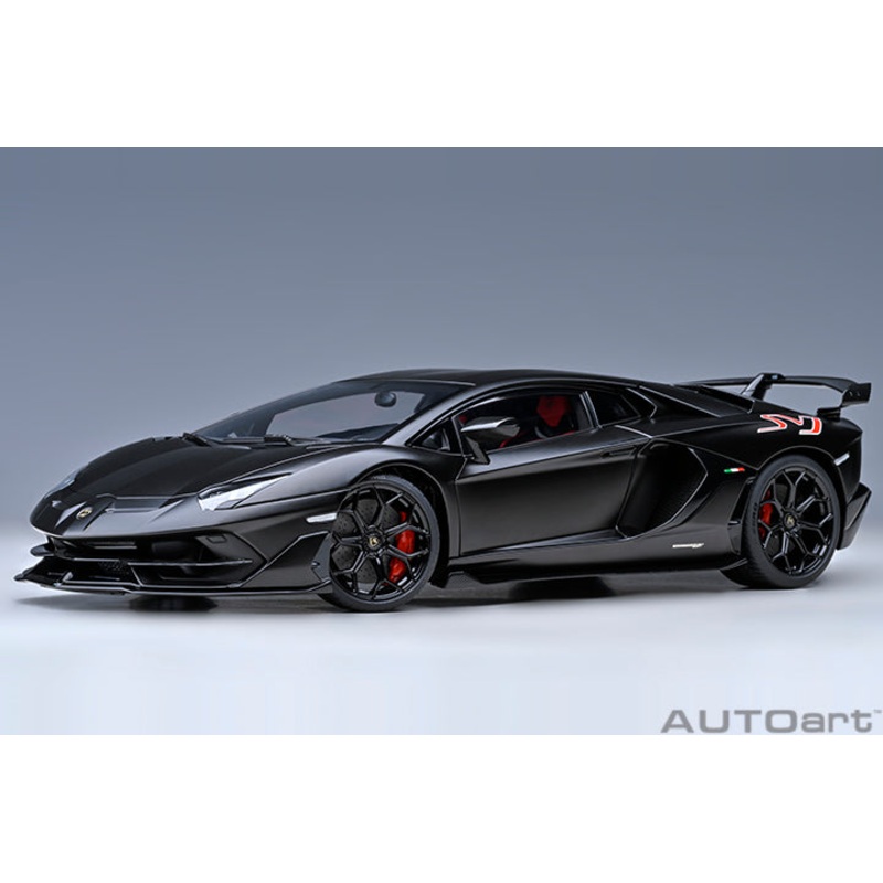 AUTOart 2016 Lamborghini Aventador SVJ Matte Black 1:18
