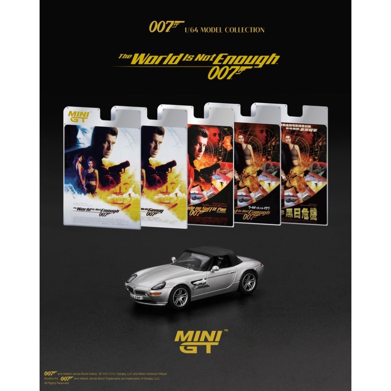 [ETA:  Dec 2025 ] Mini GT 1/64 BMW Z8 The World Is Not Enough