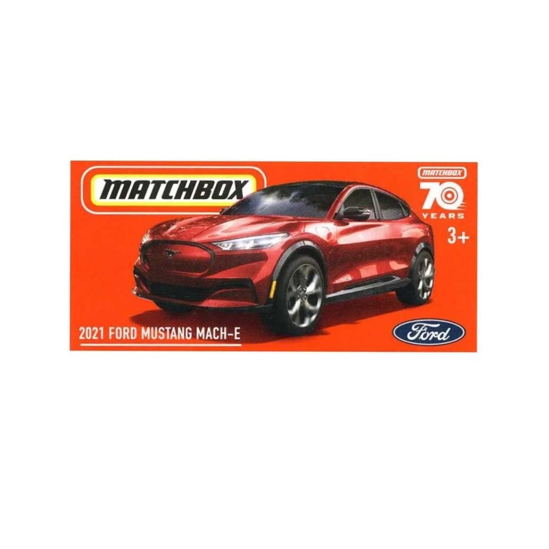 Matchbox 70 Years Anniversary 2021 Ford Mustang Mach-E Mainline 1:64 Scale