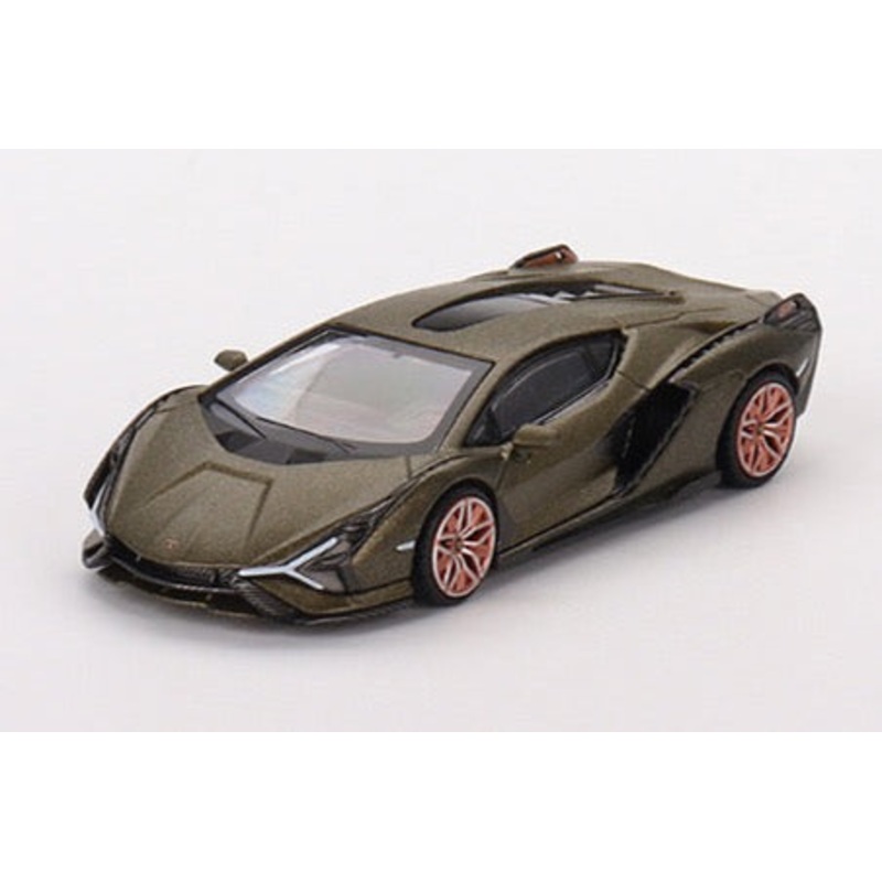 Mini GT 1/67 Lamborghini Sin FKP 37 Presentation  Matte Green ***in clamshell blisters***