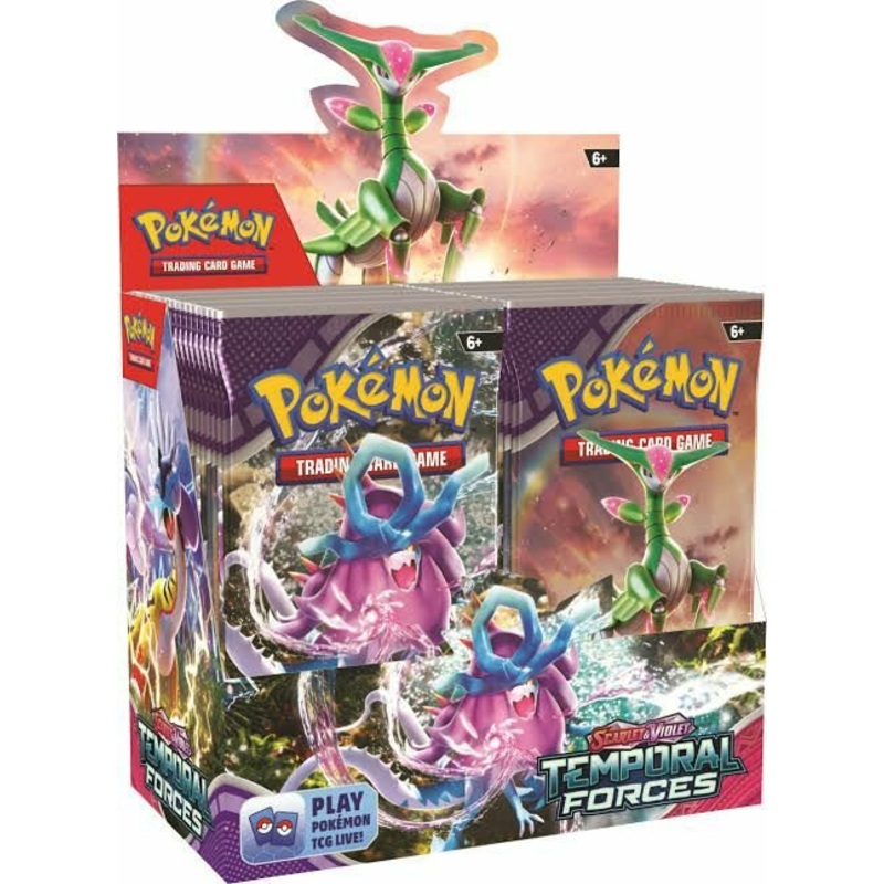 original Pokemon Scarlet and Violet Temporal Forces Booster Box