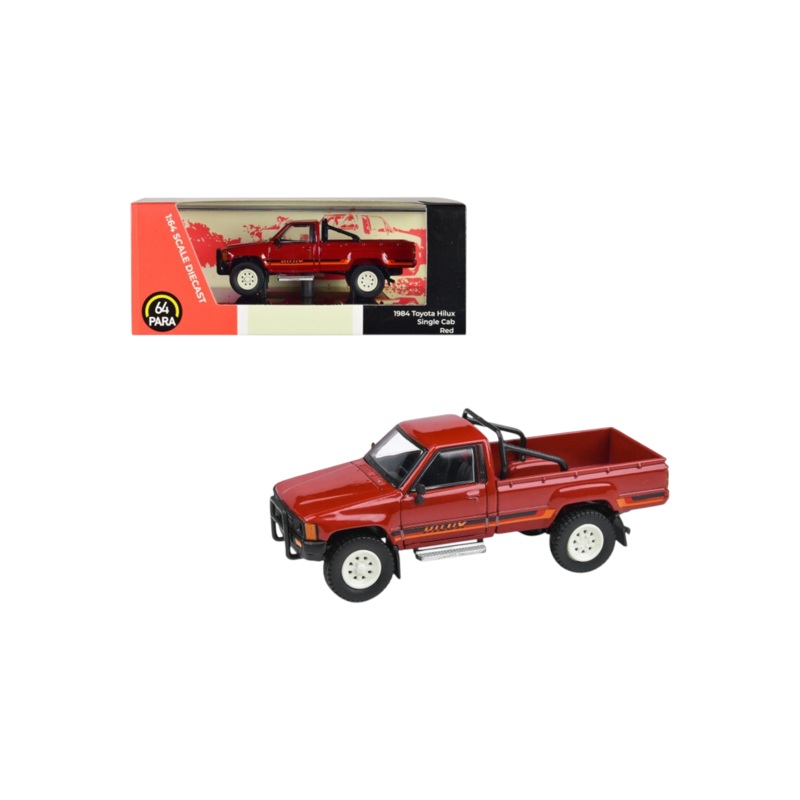 Para64 1994 Toyota Hilux Single Cab Red 1:64 Scale Diecast