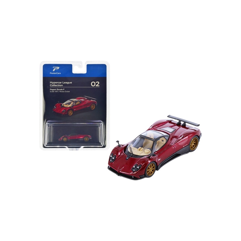 PosterCars Hypercar League Collection Pagani Zonda F 1:64 Scale