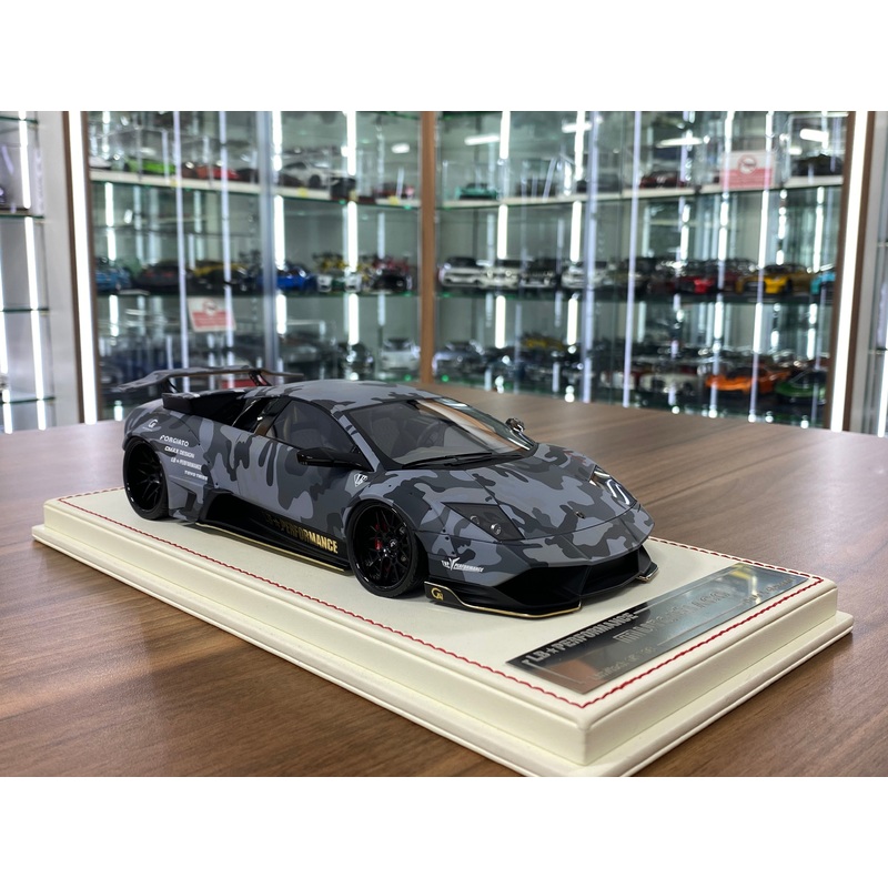 1/18 Davis & Giovanni Lamborghini MURCILAGO Black/Grey Camouflage | Resin | Limited 8 Pcs