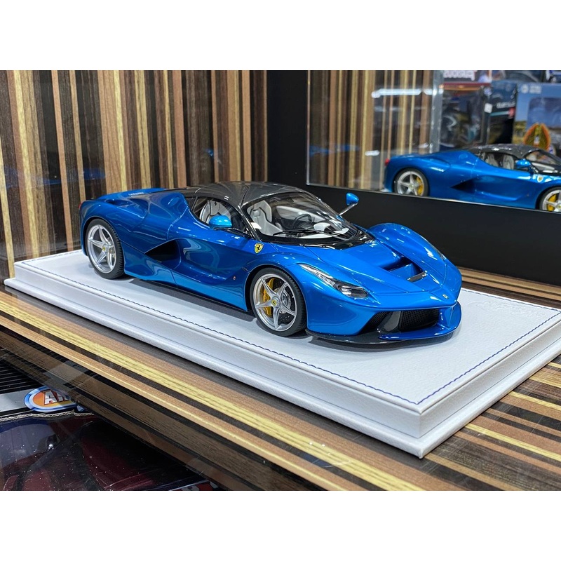 1/18 Diecast Ferrari LaFerrari Blue BBR Scale Model Car