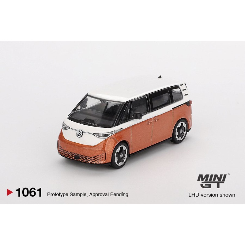 [ETA:  Dec 2025 ] Mini GT 1/64 Volkswagen ID.Buzz Candy White / Energetic Orange