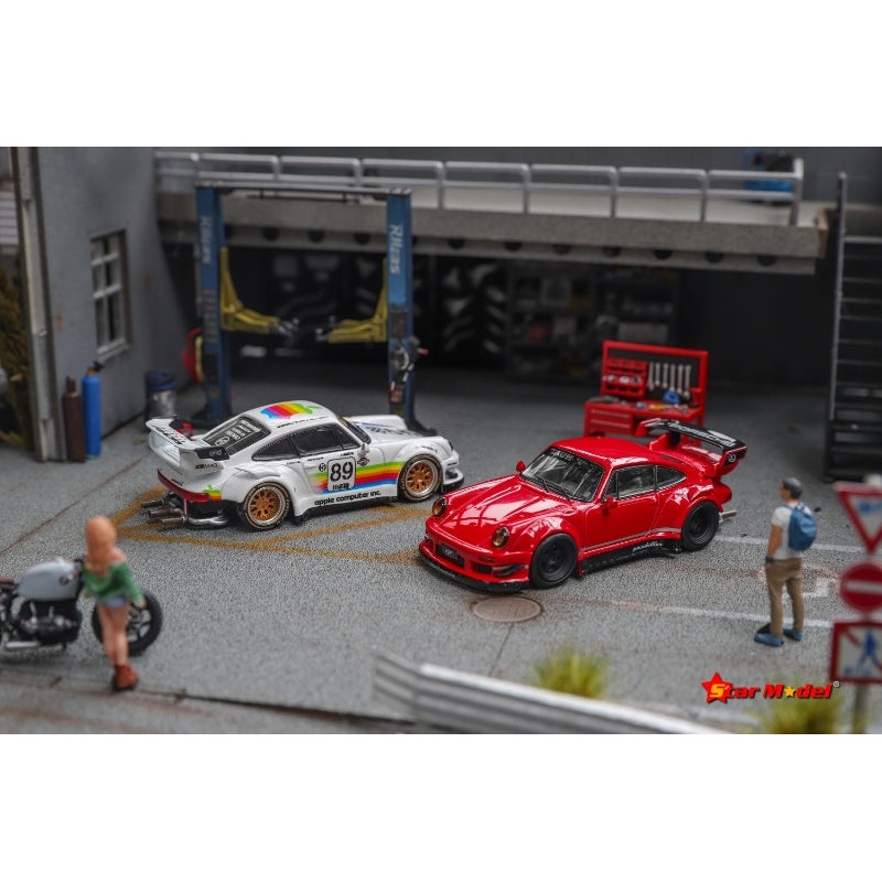 [ETA:  Dec 2025 ] Star Model 1/64 RWB 930 GT Wing with Detailed Exhaust Pipes