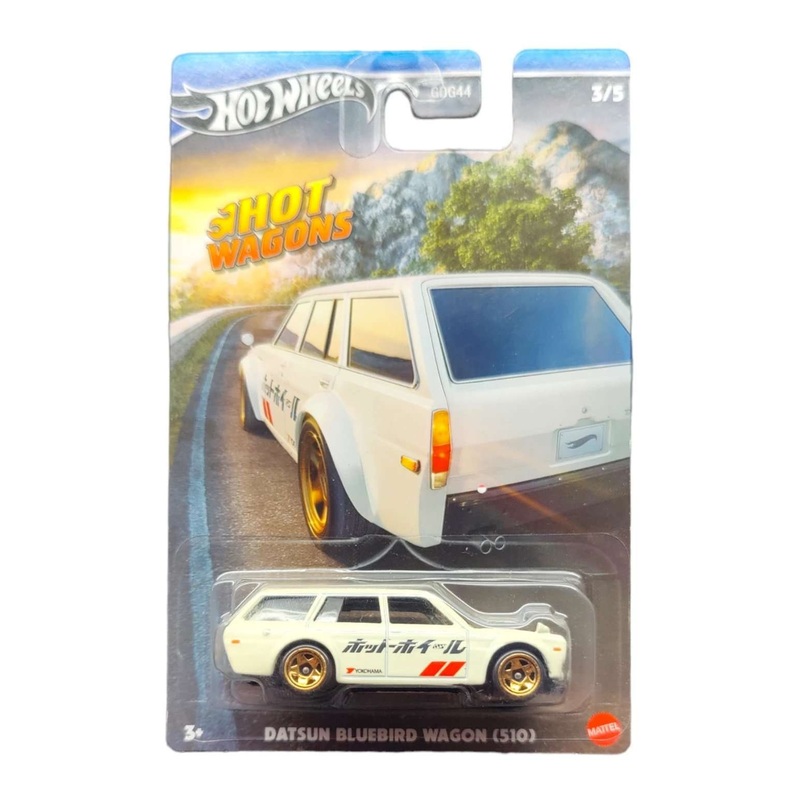 EXCLUSIVE Hotwheels Hot Wagons Datsun Bluebird Wagon(510)