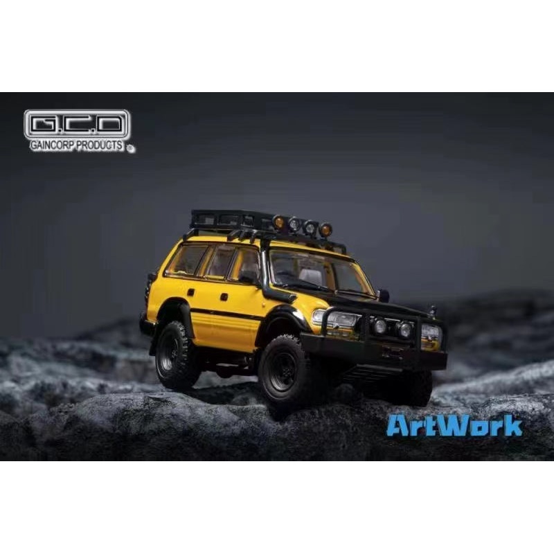 GCD 1:64 LC80 VX Turbo LHD - Yellow