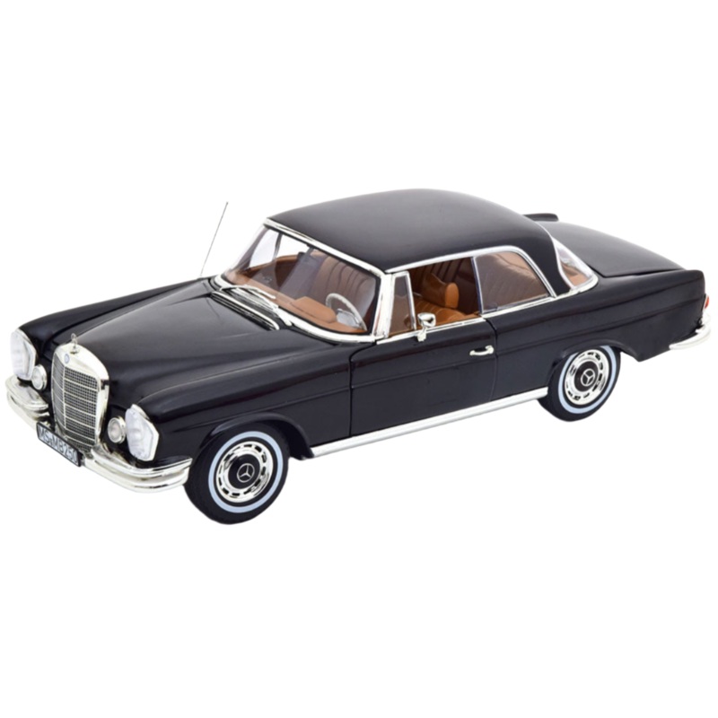 Norev 1969 Mercedes-Benz 250SE S-Class (W111) Coupe Black 1:18