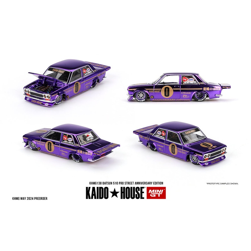 KaidoHouse x Mini GT 1/64 Datsun 510 Pro Street Anniversary Edition
