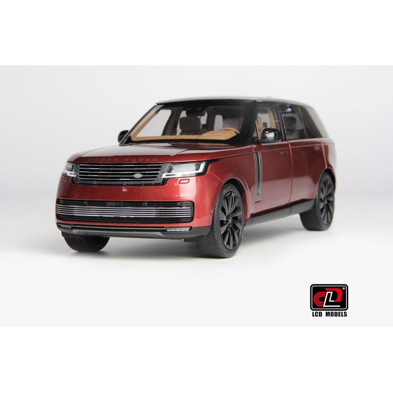 LCD 2022 Land Rover Range Rover SV Red w/ Black Wheels and Accents 1:18