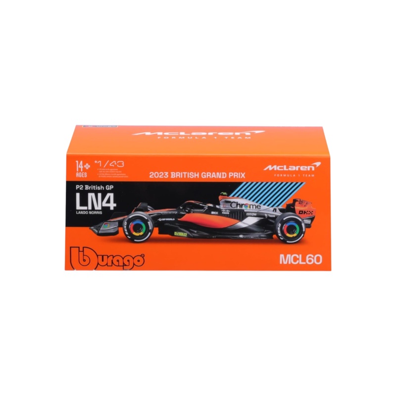 Bburago Formula 1 (F1) Mclaren Diecast 1:43 Scale (With Acrylic Case)