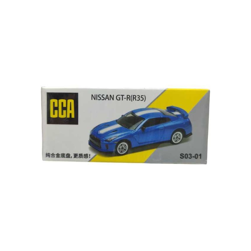 CCA Nissan GT-R (R35) Blue 1:64 Scale Diecast