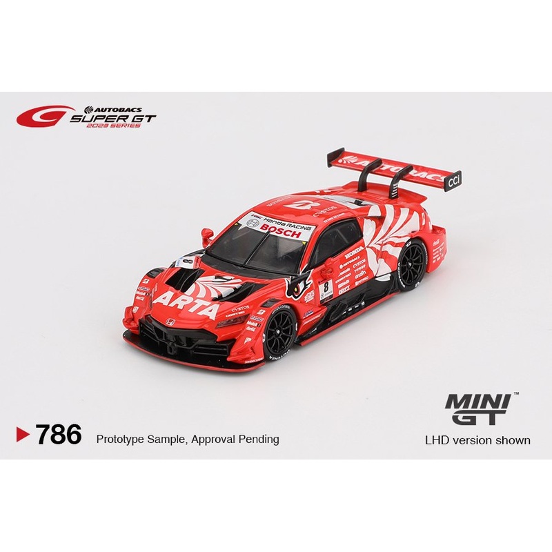 [ETA:  Oct 2025 ] Mini GT 1/64 Honda NSX-GT Type S GT500 #8 ARTA MUGEN NSX-GT ARTA 2023 SUPER GT Series ***Blister Packaging***