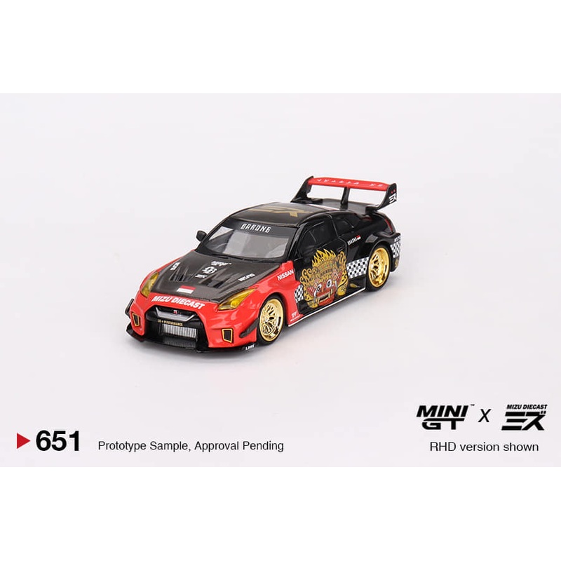 Mini GT x MIZU Diecast 1/64 LB-Silhouette WORKS GT NISSAN 35GT-RR Ver.1 BARONG  ***in clamshell blister***