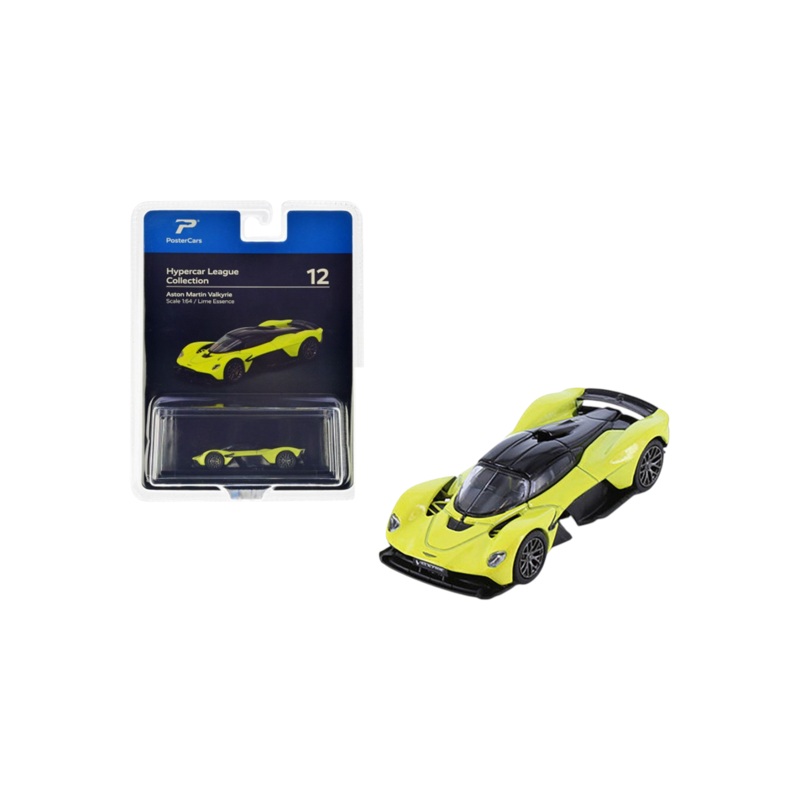 PosterCars Hypercar League Collection Aston Martin Valkyrie 1:64 Scale