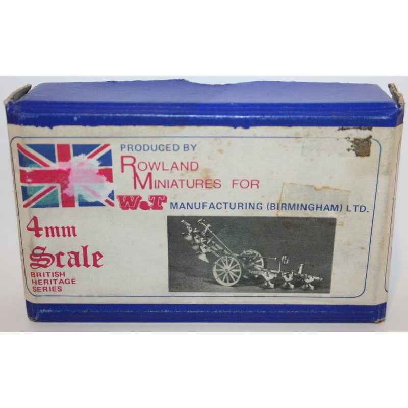 Rowland Miniatures W&T 4MM Scale White Metal Kit - B6 - Anti Balance Plough