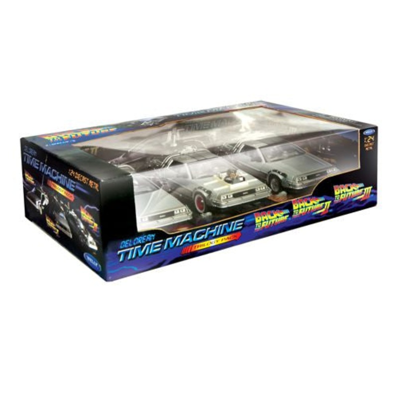Welly Back To Future Trilogy Set - 1:24 Scale
