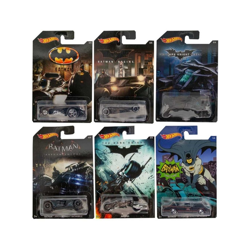 EXCLUSIVE Hotwheels Batman Set of 6