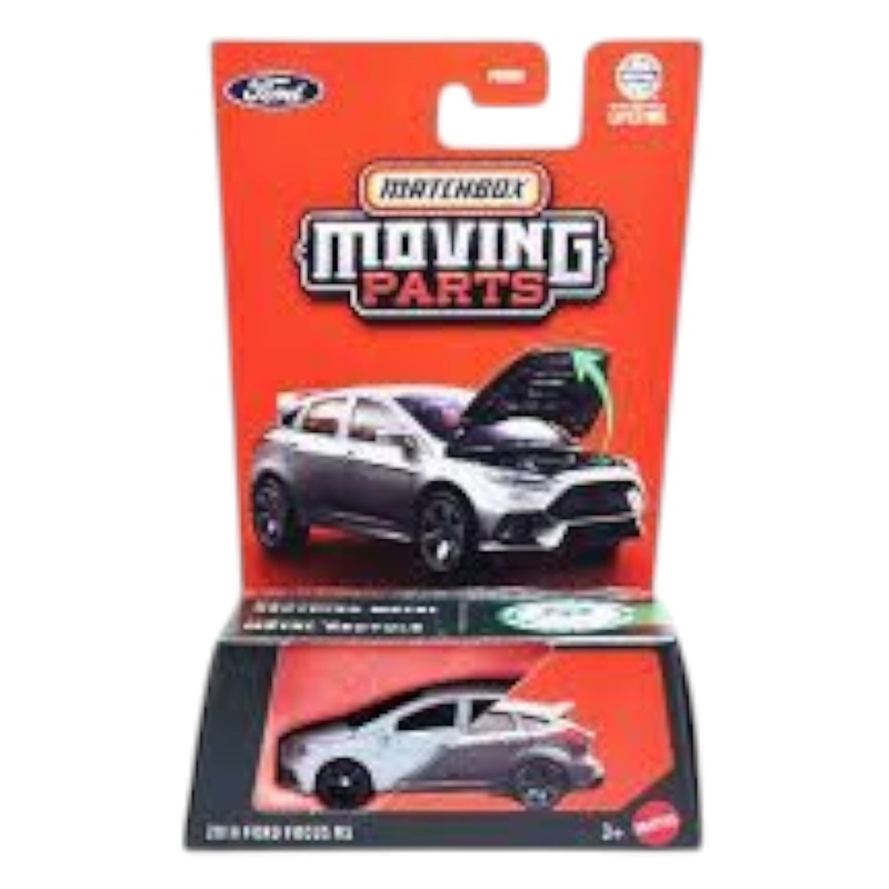 MatchBox Moving Parts 2018 Ford Focus RS 1:64 Scale