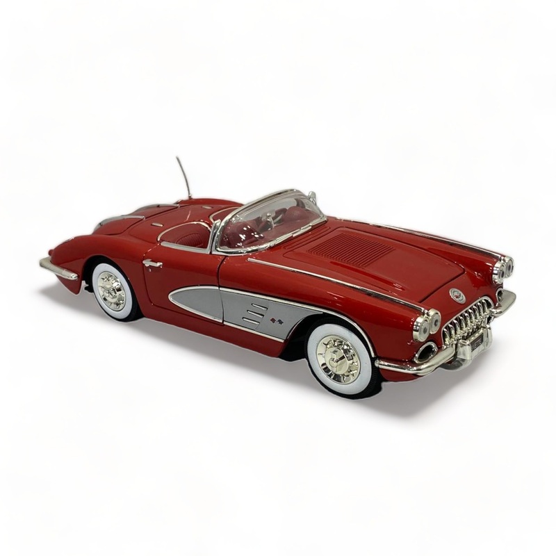 Motor Max Chevrolet CORVETTE RED 1958 1/18  Model Car