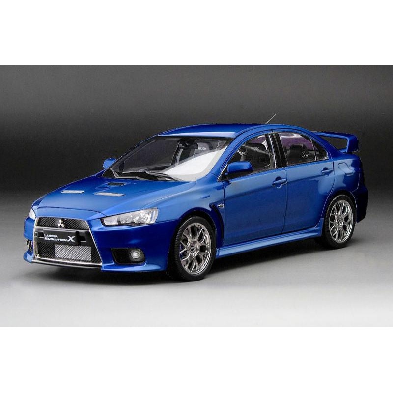 Sun-Star 2007 Mitsubishi Lancer Evolution X FQ400 Blue Metallic 1:18