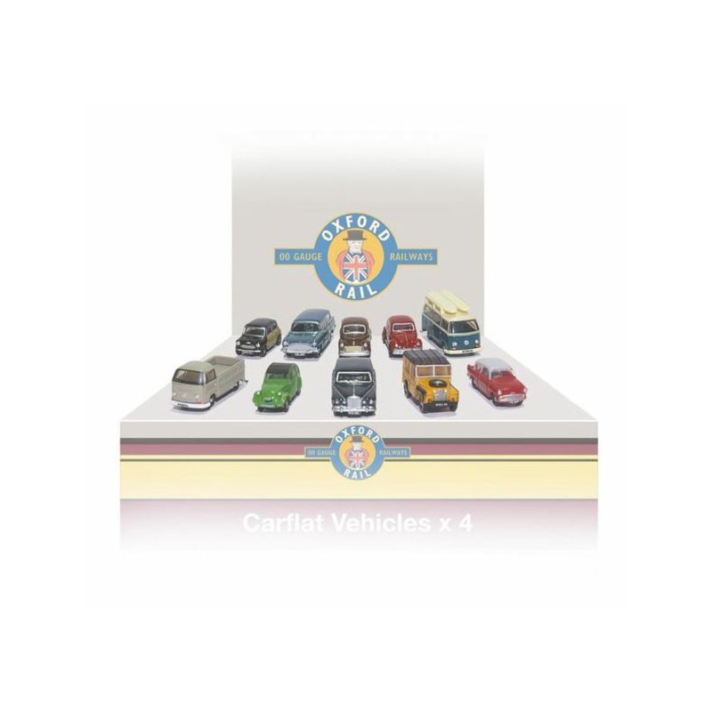 Carflat Pack with 4 random packed 1970'S Cars