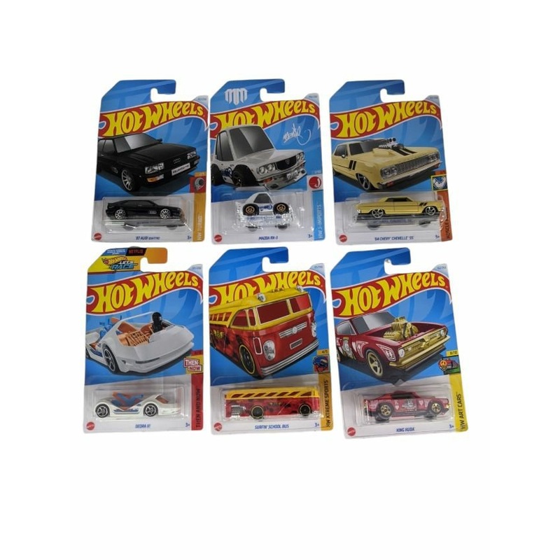 EXCLUSIVE Hot Wheels indian Car Mainlines (179 Each) as set of six nc 10