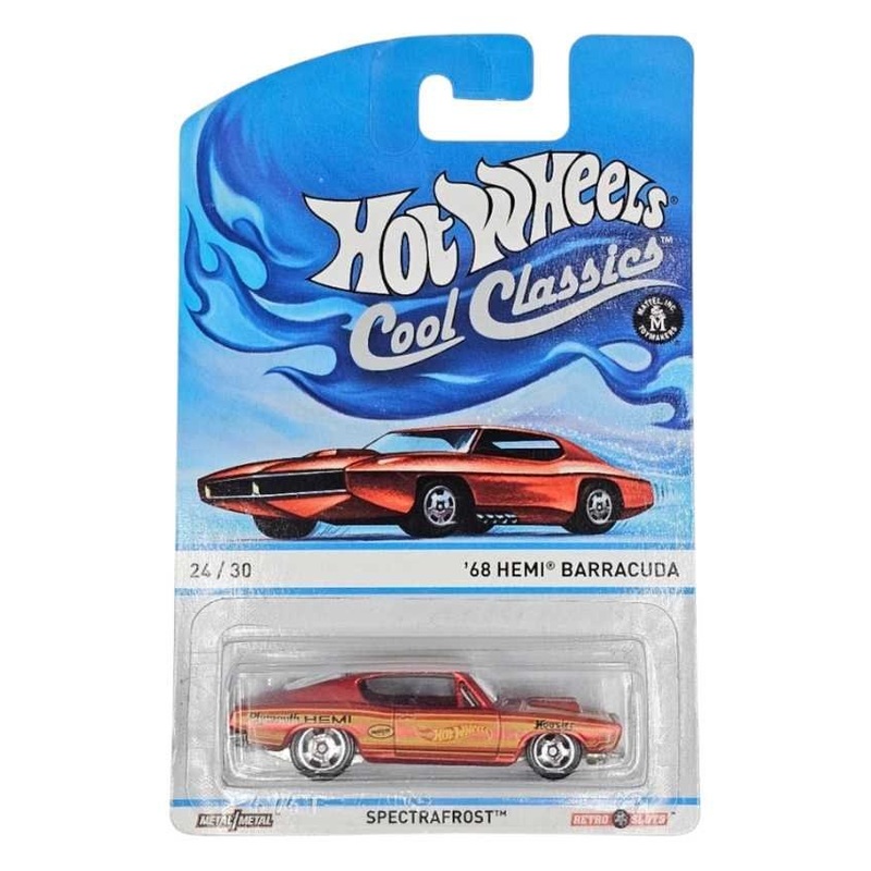 Exclusive Hotwheels cool classic '68 Hemi barracuda