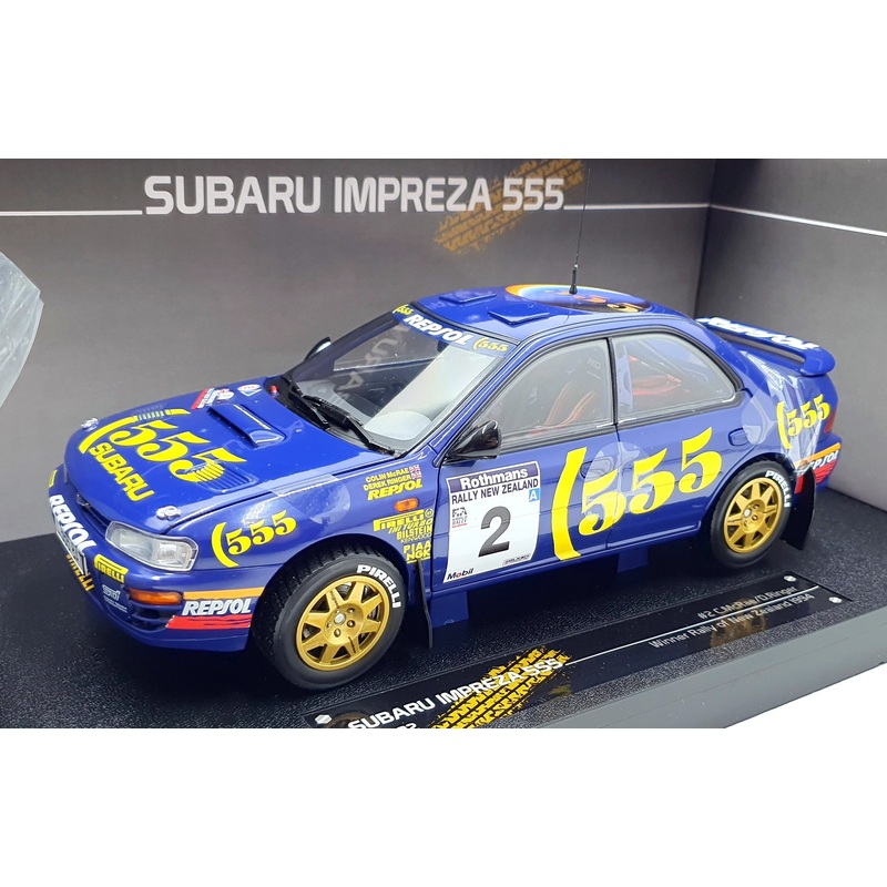 Sun Star 1/18 Scale 5502 Subaru Impreza 555 #2 C.McRae 1994 New Zealand