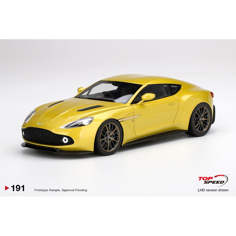 Topspeed 1:18 Aston Martin Vanquish Zagato Cosmopolitan Yellow
