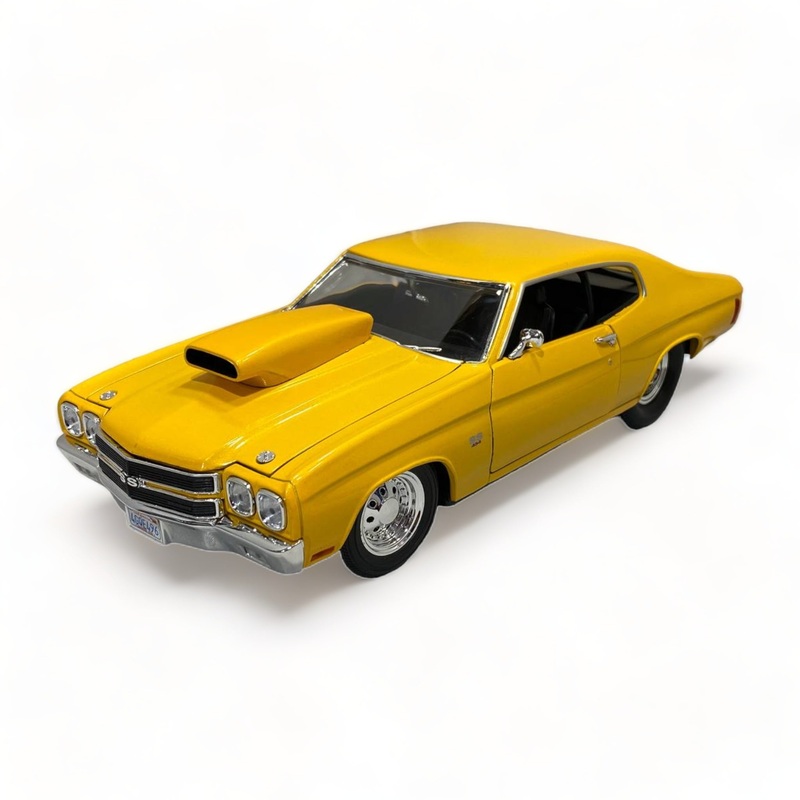 Welly Chevrolet CHEVELLE PRO STREET YELLOW  Model Car