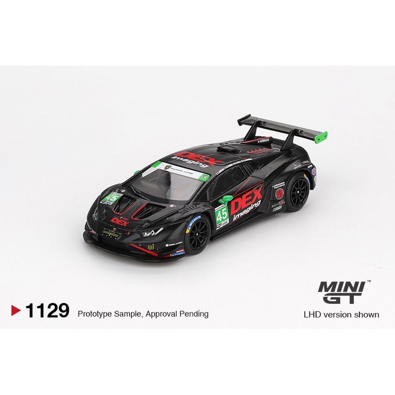 [ETA:  Apr 2026 ] Mini GT 1/64 Lamborghini Huracn GT3 EVO2 #45 No.45 DEX Imaging2024 IMSA Daytona 24 Hrs